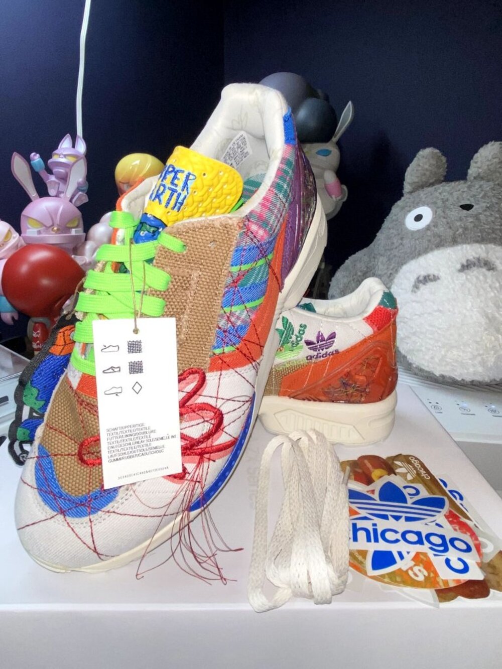 New and unworn Sean Wotherspoon x adidas ZX 8000 SuperEarth sneakers.